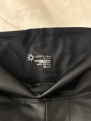 Aerie Faux Leather Leggings thumbnail 4
