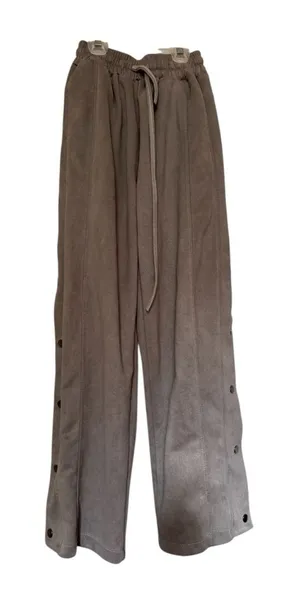 Juniors gray tear‎ away casual pants S thumbnail 1