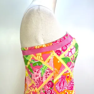 Vintage Lilly Pulitzer Strapless Mini Dress Pink thumbnail 5