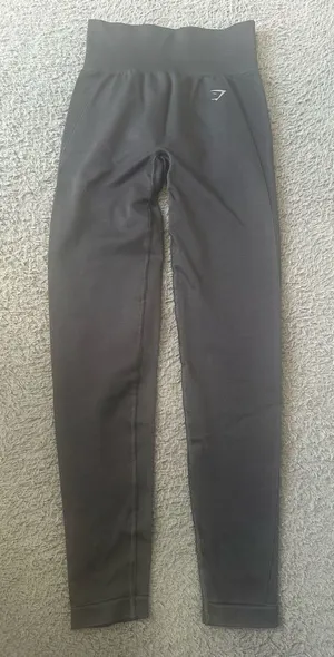 Gymshark Black Flex High Waisted Leggings With Booty Lift XS thumbnail 1
