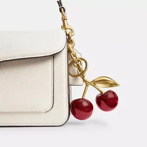 Coach Cherry bag charm red apple thumbnail 5