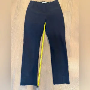 Vince navy Ribbed Waistband Pants thumbnail 4