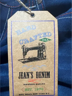 Jean's Denim Women's Size 8 Classic Dark Blue Straight Jeans - Comfy & Stylish! thumbnail 7
