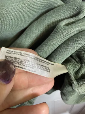 Daily Practice by Anthropologie Twist-Collar Hoodie in Sage Green W2487 Sz XS thumbnail 8