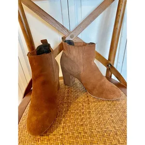 Steve Madden Gasto rust suede square toe booties size 10 thumbnail 8