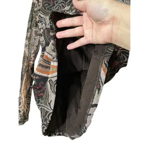 Vintage INC International Concepts Y2K Long Sleeve‎ Paisley Top Size S thumbnail 8