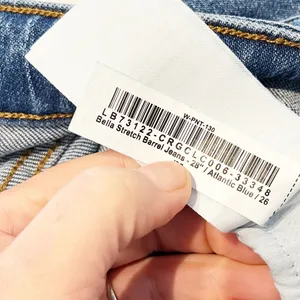Quince Bella Stretch High Rise Barrel Jeans Organic Cotton Atlantic Blue 26 thumbnail 5