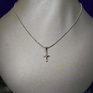 Stunning New Petite Cross Necklace thumbnail 3