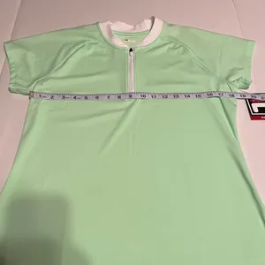 FILA Sport Mint Green bliss short sleeve tru-golf women's large golf shirt NEW‎ thumbnail 4