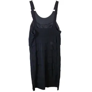City Triangles Black Dress XL Beaded Neck Sleeveless Tiered Party‎ Cocktail thumbnail 3