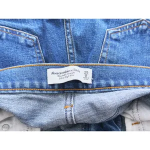 Abercrombie & Fitch Womens Ultra High Rise Straight Jeans Size 25 (0) Blue 90s thumbnail 5