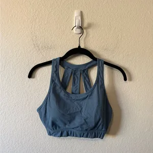 NVGTN Trio Sports Bra Steel Blue Size M Athletic Gym Running Yoga Hiking thumbnail 2