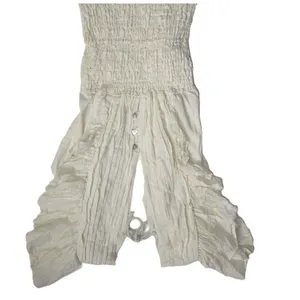 NWT Jen's Pirate Booty Purple Rain Maxi in Natural Ivory V-neck Tiered Dress M thumbnail 7
