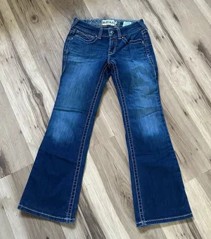 Ariat cowboycore bootcut 26S low rise western jeans thumbnail 1