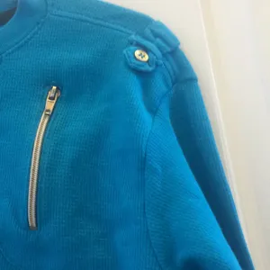 FINAL MARKDOWN UNIQUE ladies top medium 10/12 Blue thumbnail 3
