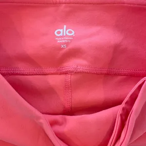 ALO Yoga GODDESS WOMENS XS # 87370 Coral‎ and grey (charcoal) Leggings Dance thumbnail 9