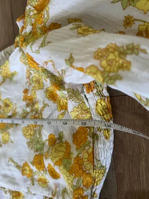 Faithfull the brand Gamora Midi Dress Linden Floral Print SIZE M thumbnail 9