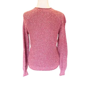 Faherty Saulsalito Sweater Cotton Open Knit Womens Size XS Pink thumbnail 3