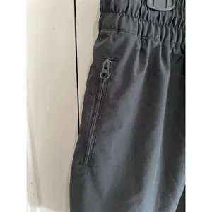 Ocean Pacific Black Athletic Shorts Elastic Waist Drawstring Zip Pockets Size XL thumbnail 4