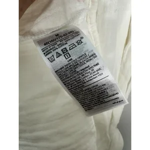 Gap Crinkle Gauze Flutter Sleeve Mini Shirt Dress Off White Medium NEW with Tags thumbnail 5