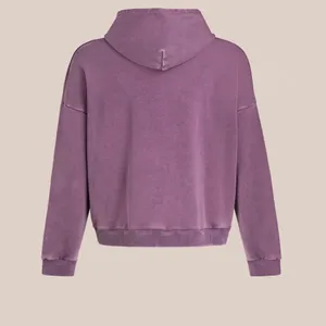 Found for Free People Motif Full Zip Hoodie in Vintage Purple Sz L NWT $220R thumbnail 7