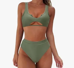 NWOT Green Bikini Set Size XL thumbnail 1