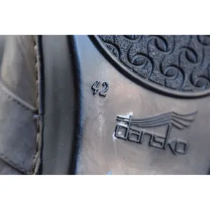 Dansko Leather Clogs Women Size 39 Grey Good Buckle Strap Block Heel Nubuck thumbnail 10