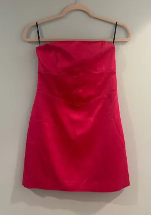 Forever 21 Strapless Fuchsia Mini Dress thumbnail 1