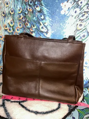 Classic Brown Leather Tote Bag - Women’s Everyday Shoulder Bag thumbnail 8
