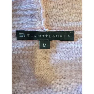 Elliott Lauren‎ Pink Cotton Blend V Neck Lightweight Hooded Sweater Size M thumbnail 7