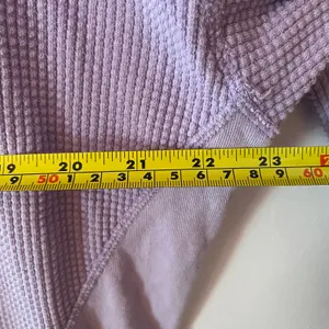 Aerie Purple Thermal Waffle Knit Long Sleeve Shirt Loungewear Women size Medium thumbnail 6