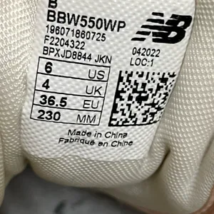 New balance 550 pink and white thumbnail 5