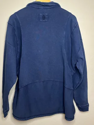 FP Movement Free People Work It Out Pullover Dark Blue Polo Oversized thumbnail 7