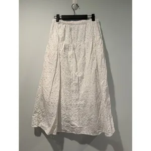 Old Navy Midi/Maxi Skirt Small 100% Cotton Eyelet Elastic Waist Travel Cottage thumbnail 2