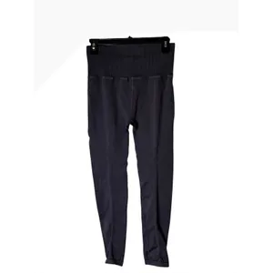Free People FP Movement Good Karma Leggings Women Small Gray High Rise‎ Athletic thumbnail 3