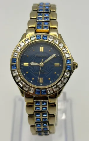 Gold-tone Armitron Women’s Dress Watch featuring Crystal Accented Bezel thumbnail 1