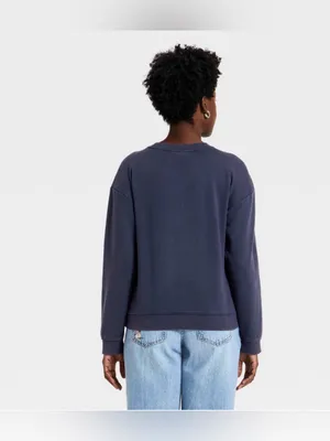 Universal Threads Women’s Western Navy Blue Sweatshirt NWT Large thumbnail 2