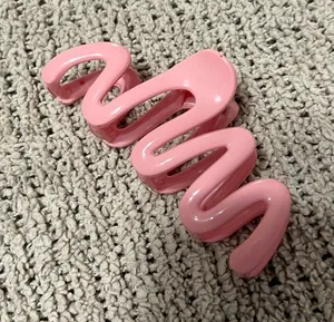 Pink Wave Hair Clip - Women Accessories thumbnail 1