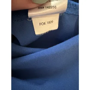 Figs Casma Women's Scrub Top PO 1809 Royal Blue Pockets L Shirt‎ Nurse Doctor thumbnail 6