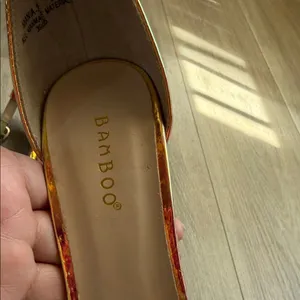 BAMBOO Multicolor Iridescent Heels thumbnail 2