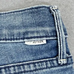 Mother‎ Denim High Rise Straight Leg Blue Jeans Medium Wash Size 28 USA Made thumbnail 13