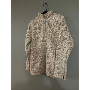 J. America Quarter Zip Pullover Sherpa Size Large thumbnail 3