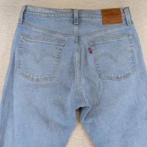 Levis Premium 501 S Skinny Jeans Light Wash High Rise Button Fly Blue Denim thumbnail 5