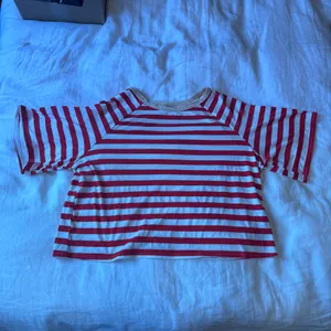 Oversized Striped T Shirt Multiple thumbnail 2
