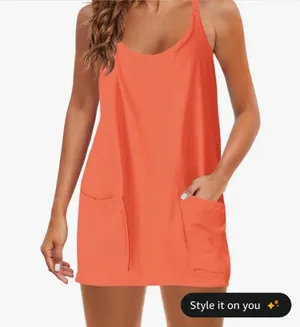 Amazon Panadila active dress SM Orange thumbnail 1