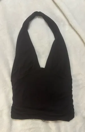 Boutique Halter Top Black Size XS thumbnail 1