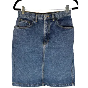 Vintage Calvin Klein 90s Denim Mini Skirt Made in USA thumbnail 2