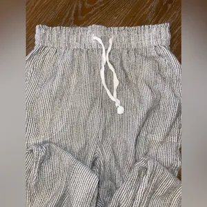 Aerie linen striped pants size small thumbnail 4