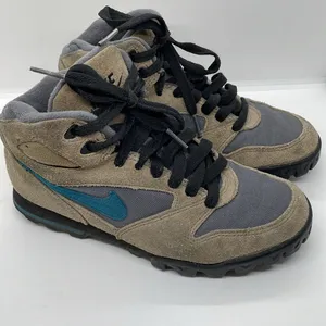 Vintage 90’s Nike Suede Hiking Boots 6.5 Outdoor Adventure thumbnail 3