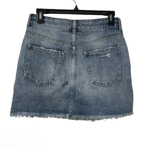 Free People Mini Blue Denim Skirt(Size 4) thumbnail 4